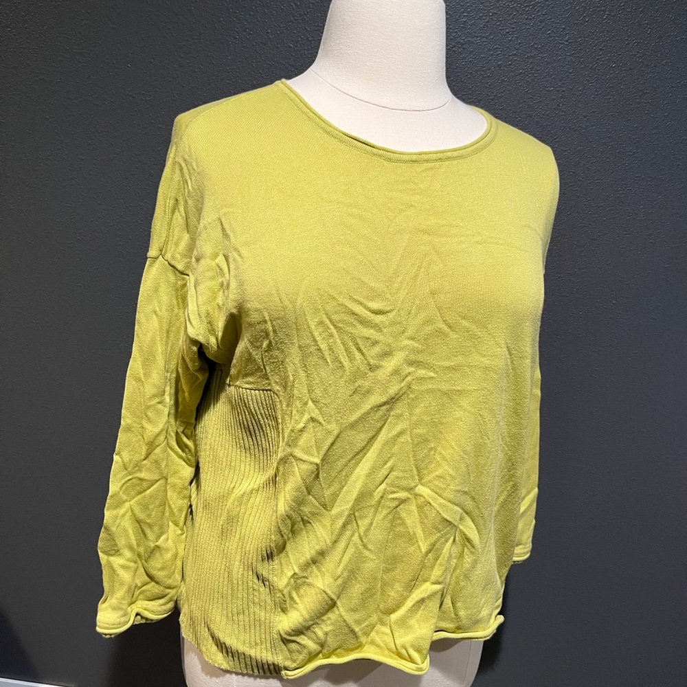 J Jill lime sweater, XL